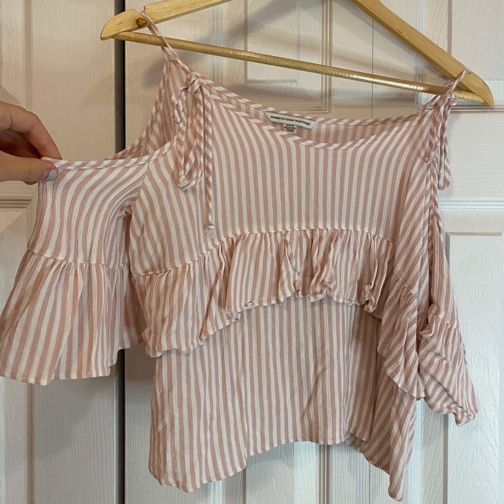 AMERICAN EAGLE OFF THE SHOULDER TANK
